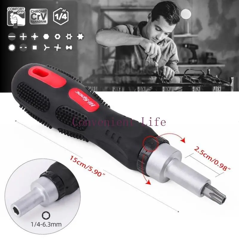 L1EE 6,35 мм хвостовик отвертки 1/4 дюйма аксессуары для электроинструмента износостойкие