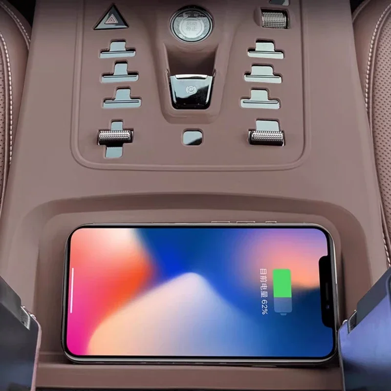 Central Silicone Protective Pad All-inclusive EV Interior Film Modification Supplies Water Cup Pad For BYD Han DMI 2020-2025