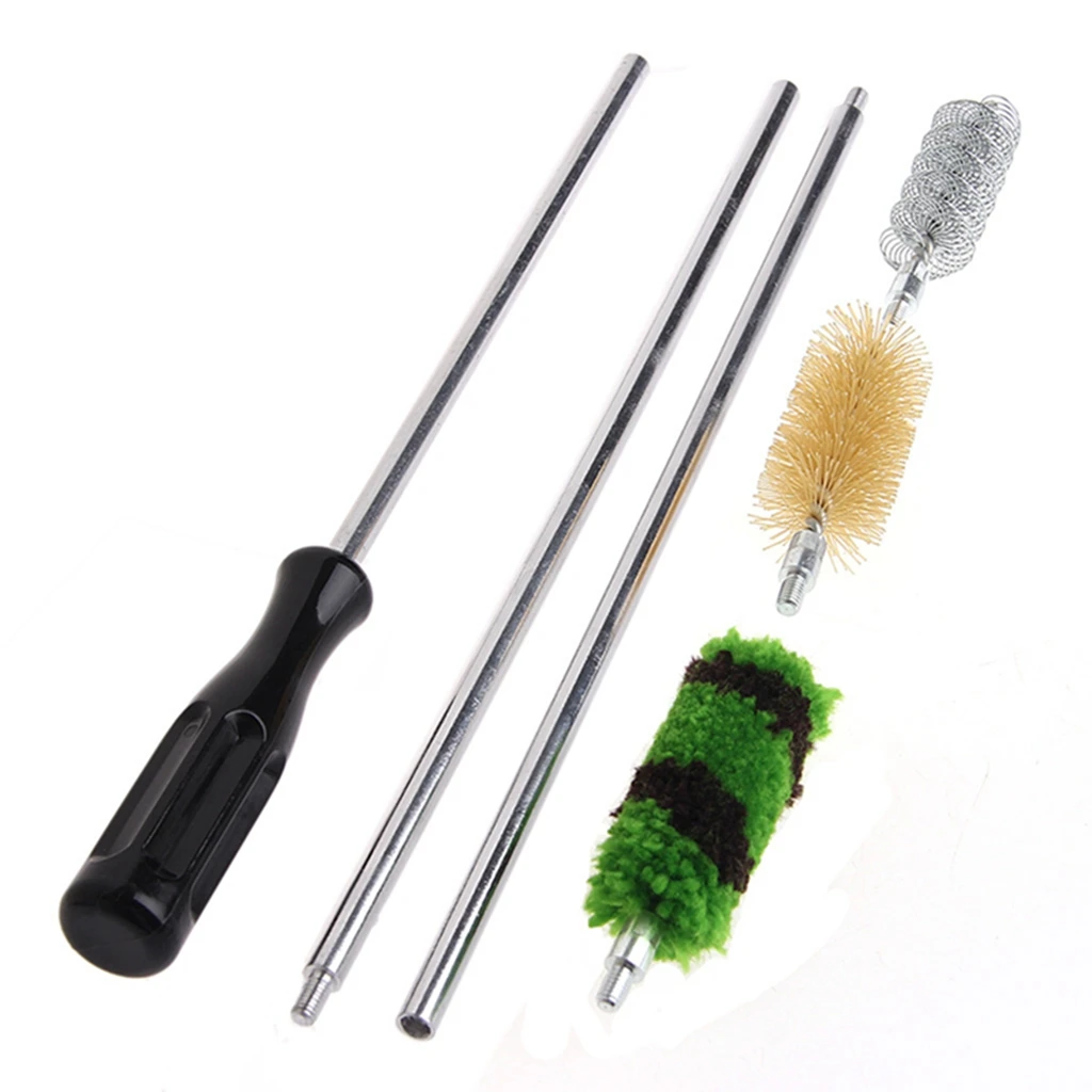 6Pcs Rod Brush Cleaning Kit Aluminum For 12 GA Gauge  Hunting