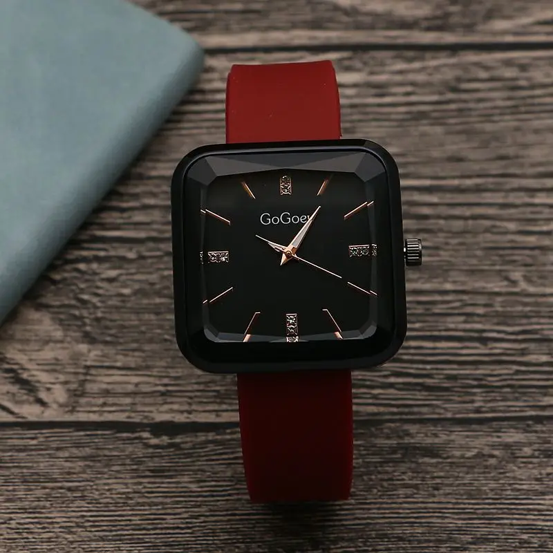 UTHAI CQ152 Fashionable women's watch square watch simple business waterproof quartz watch elegant clock gift