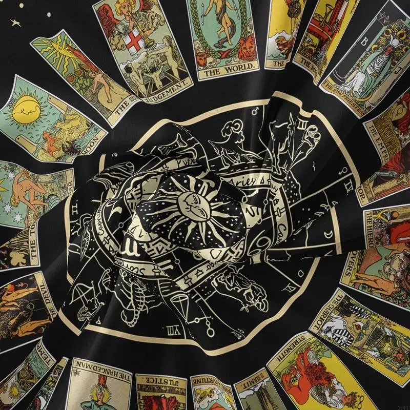 

X9ff настольные игры карта магиканты Pad Tarot Tabloth Davination Алтарь Таро Психоделическая настенная гобелен