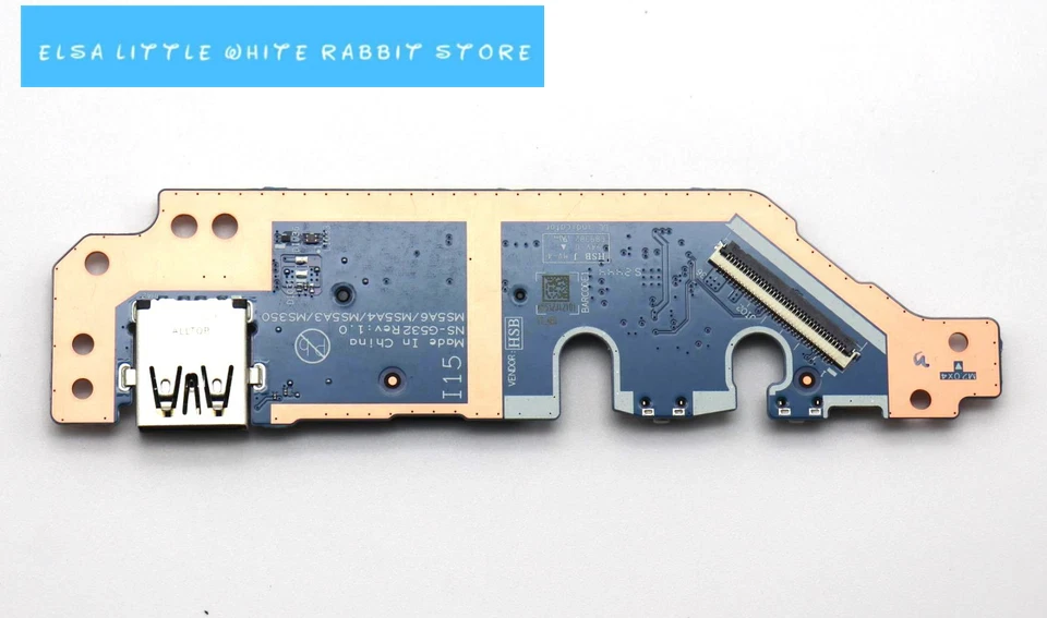 FOR IdeaPad Slim 3 15IRH10 3 15IRU10 USB Card Reader Power Button Board  5C50S25757 NS-G532