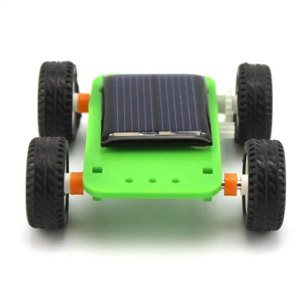 Dropshipping!!Solar Power Mini Car DIY Assembly Vehicle Kids Experiment Educational Toy Gift for Childen