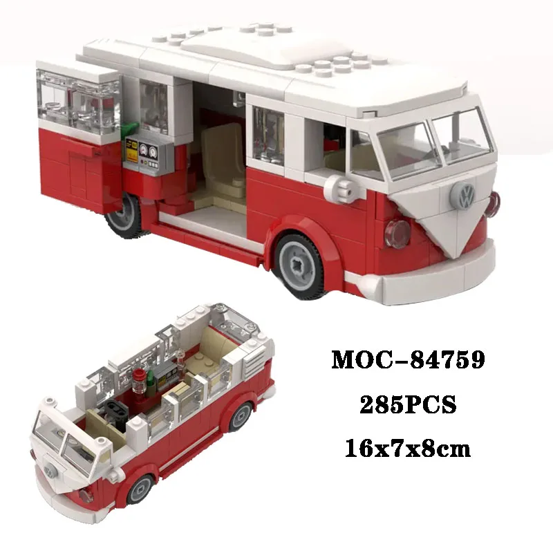 

Building Blocks MOC-84759 Bus High difficulty Splicing Building Blocks 285PCS Adult and Children's Education Toys Birthday Gift