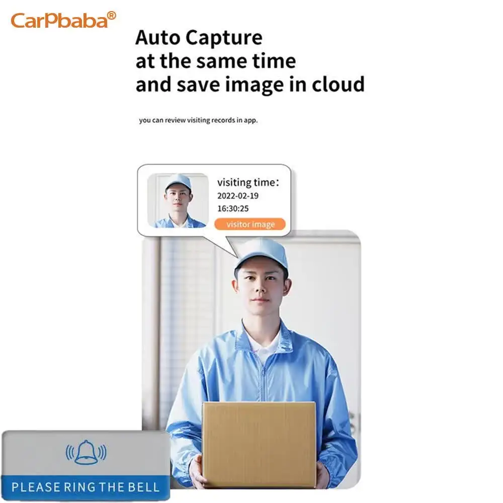 Timbre Visual inalámbrico X9, timbre inteligente para el hogar, llamada Visual, intercomunicador de voz Variable, recordatorio de visualización en tiempo Real