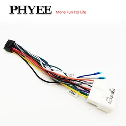 Radio Wiring Harness 16 Pin Plug to 14pin Head Unit Connector Car Audio Cable Adapter for Subaru Forester Impreza Legacy Outback
