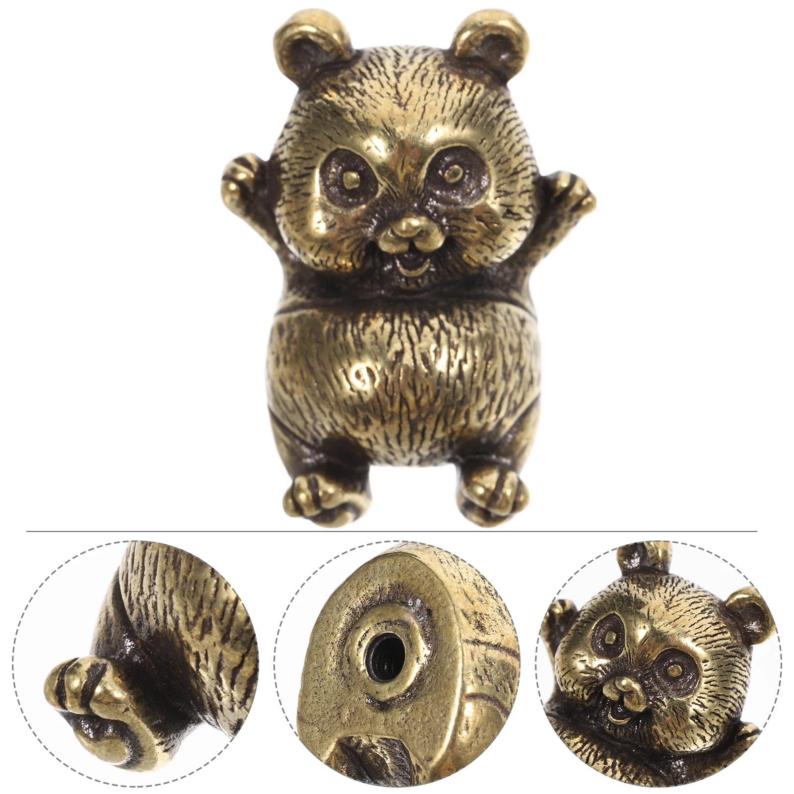 

Panda Shape Drawer Pulls Vintage Brass Cabinet Knobs Dresser Handles Home Decoration Closet Hardware Security Door Knob Easy