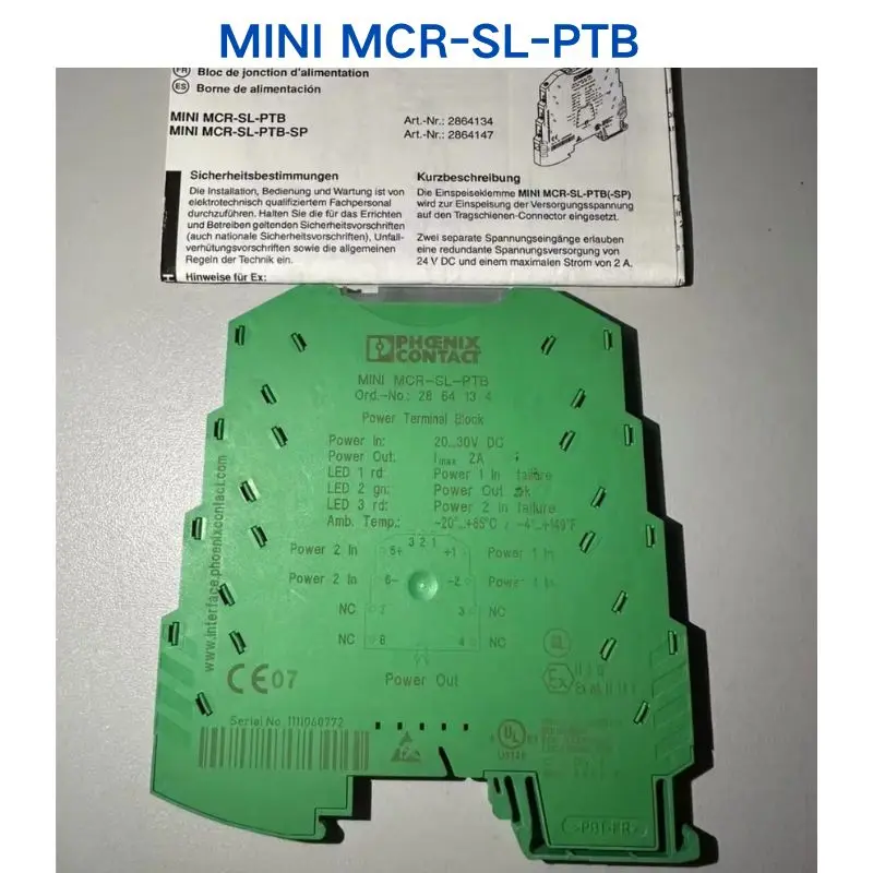 brand new for PHOENIX isolator MINI MCR-SL-PTB  2864134