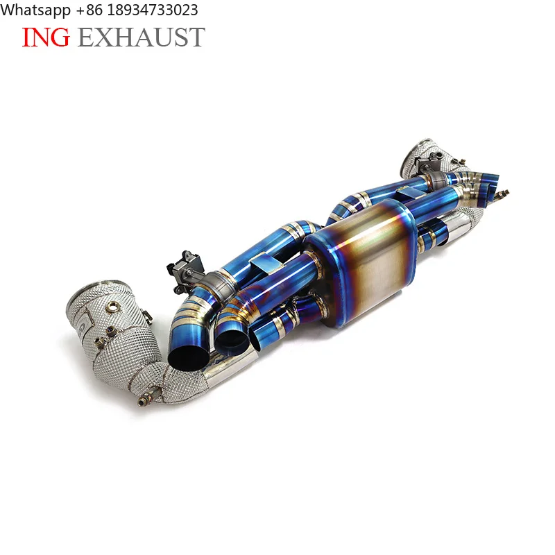 ING for Porsche 2019+ 911 992 Carrera 3.0T Turbo S Targe 4S Titanium Alloy Catback Exhaust Valve Factory Direct Sales