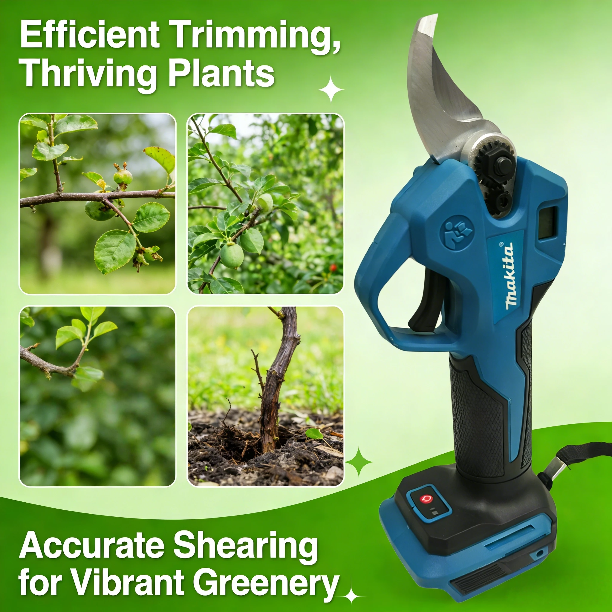 makita-brushless-electric-scissors-18v-cordless-pruning-shears-multifunctional-fruit-tree-branche-cutter-garden-tool-（bare-unit）