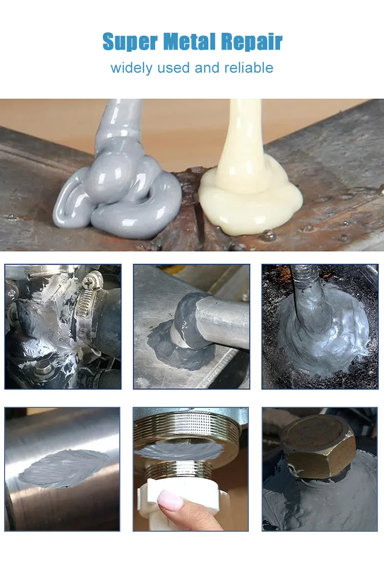 1/2/3 Stück hochfester Metallreparaturkleber, magischer Reparaturkleber, Schweißen, hochtemperaturbeständiger AB-Kleber für Metall, Kunststoff, Holz – Detail 5