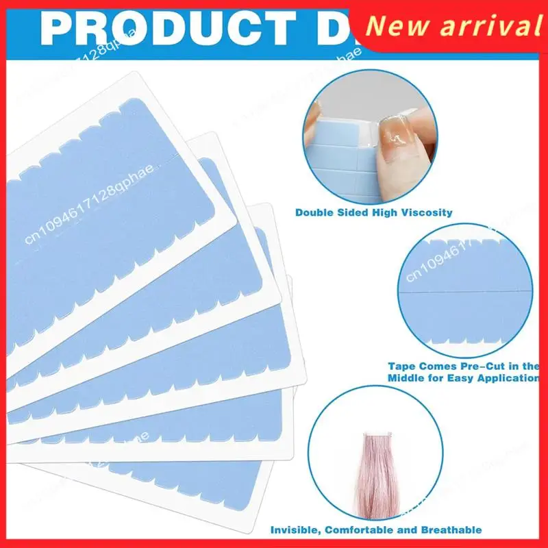 N89R 20 Set Hair Extension Tape , Double Sided Adhesive Replacement For Hair Extensions , Human Hair Tape Tabs