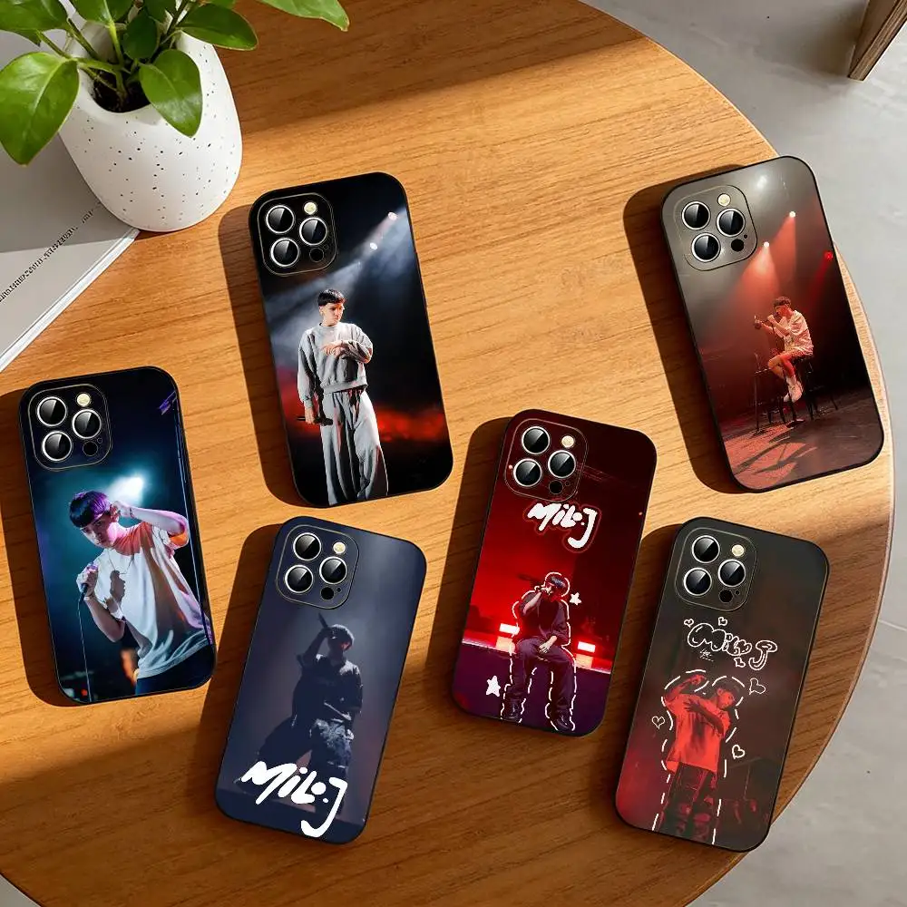 

M-Milo J 111 Rapper Singer Phone Case For iPhone 17, 16,15,14,13,12,11 Plus,Pro Max, Others Soft Black Cover