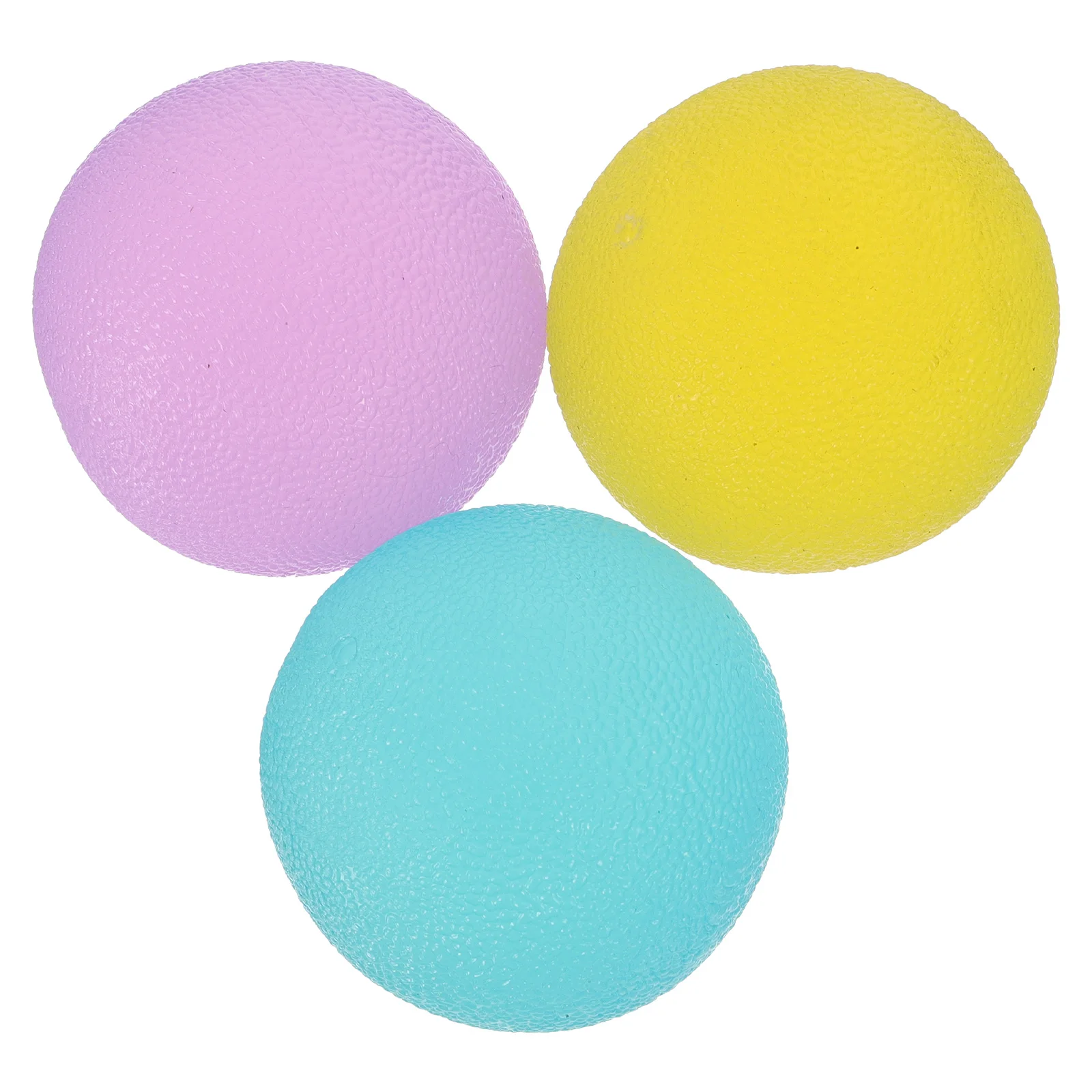 

3pcs Hand Grip Balls High Elasticity Durable Therapy Exercise Finger Squeeze Round Strength Trainer Decompress
