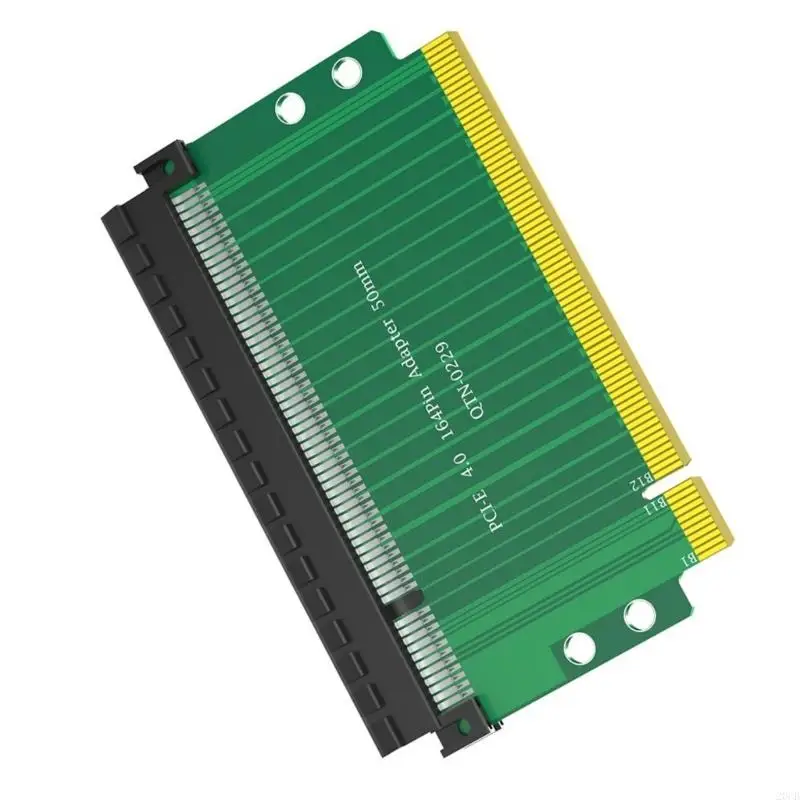 20CB PCIe4.0 Tarjeta adaptador 180 grados PCIEXPress 16x para velocidad ampliamente informática para velocidad para