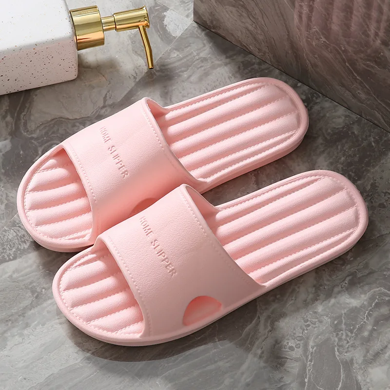 Women's Slippers for Women Summer Home Indoor Bath Non-Slip Home Bathroom Soft Bottom Home Couple Slippers for Women image 2