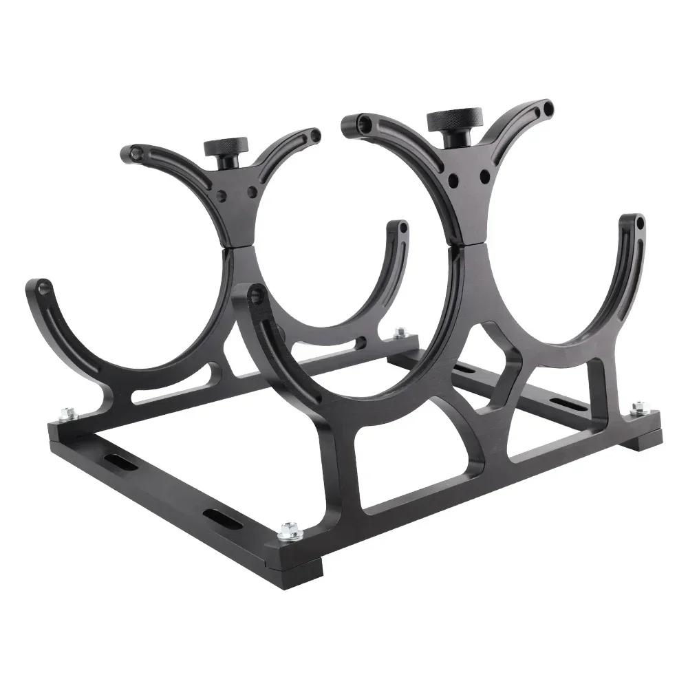 Высококачественный 7-дюймовый монтажный кронштейн для двойной бутылки из оксида алюминия черного алюминия (NOS) для бутылок из оксида алюминия 10 и 15 фунтов.