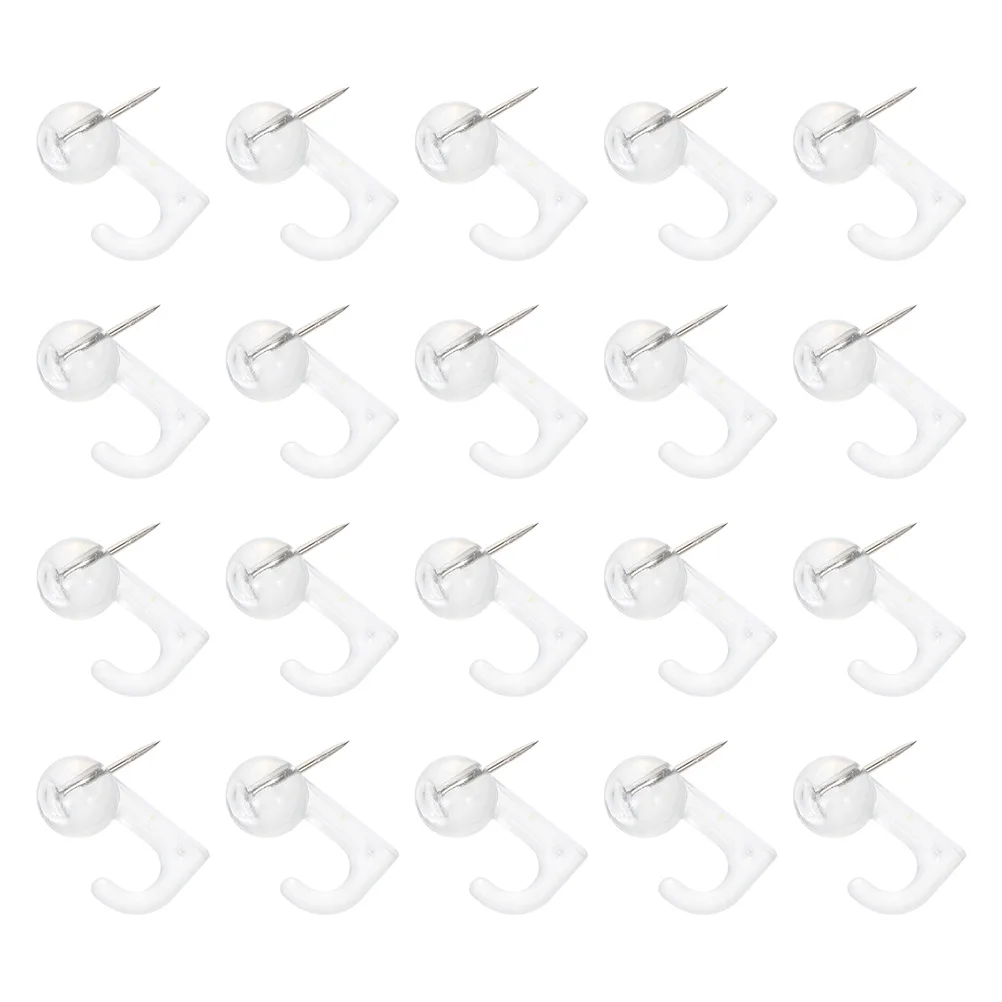 

50 Pcs Thumbtack Heavy Duty Push Pins Picture Hooks Office Supplies Corkboard Decorative Thumb Tacks Wall Push Pin Hooks Study