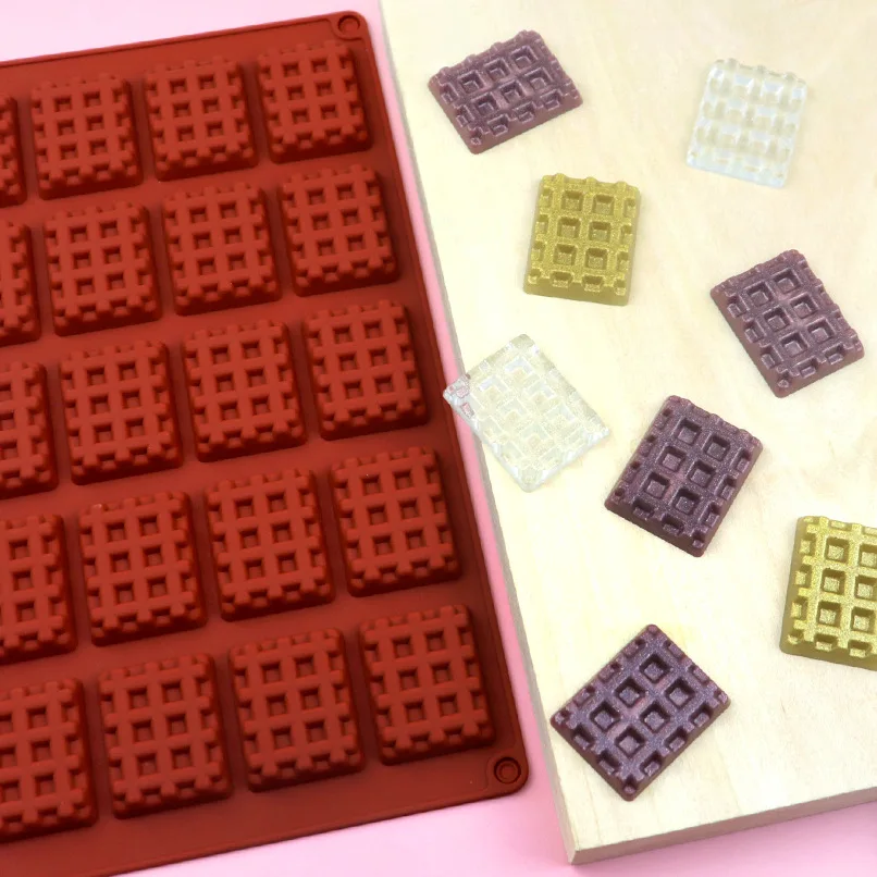 

Waffle Silicone Mold DIY Square Love Making Tool Practical Chocolate Creative Baking Accessories