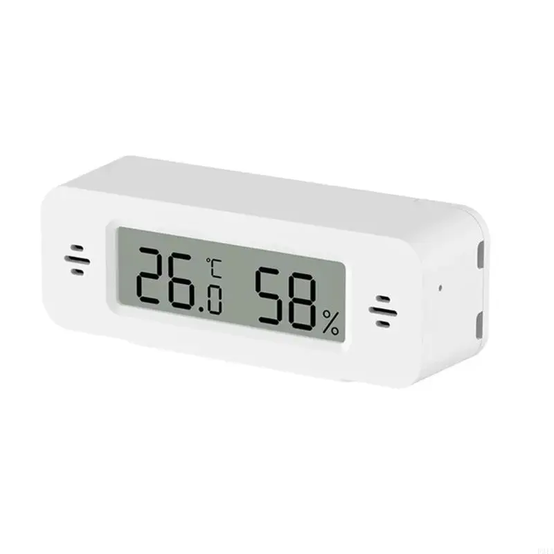 

2025 New Compact WIFI Temperature Humidity Sensors Real Time Data Display Accuracy Temperature Sensors ABS for Home Automation
