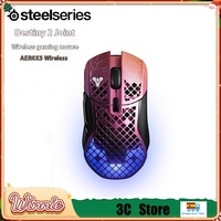 Steelseries Aerox 5 Wireless/Bluetooth Mouse Gaming Triple Mode Ip54 Protection 74g Lightweight 9-Button Programming Matte Game