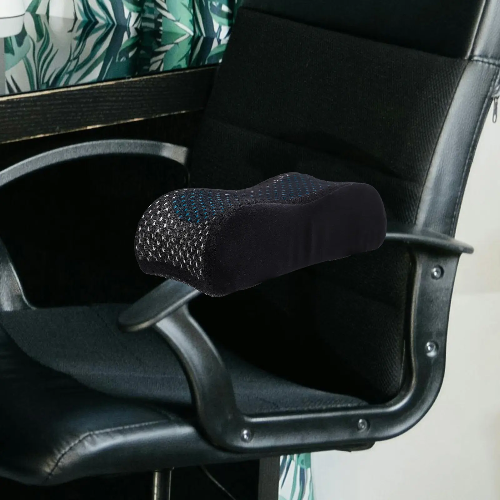 2-個人間工学に基づいた椅子アームレストパッドオフィスゲームダイニング飛行機車椅子肘サポートクッションアームレストパッド快適