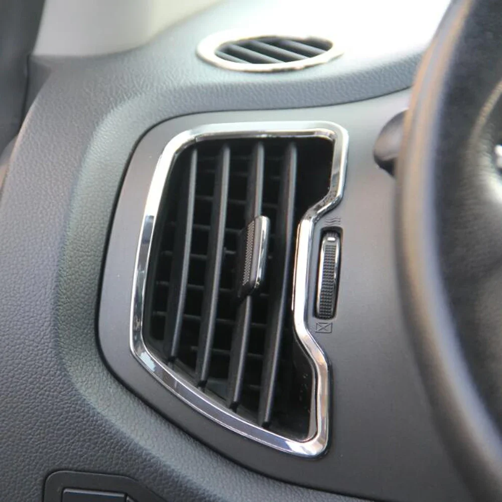 

Стайлинг автомобиля, интерьер автомобиля, вентиляционная решетка, декоративная отделка, рамка, Стайлинг автомобиля для kia Sportage R 2011-2017, автомобильные аксессуары