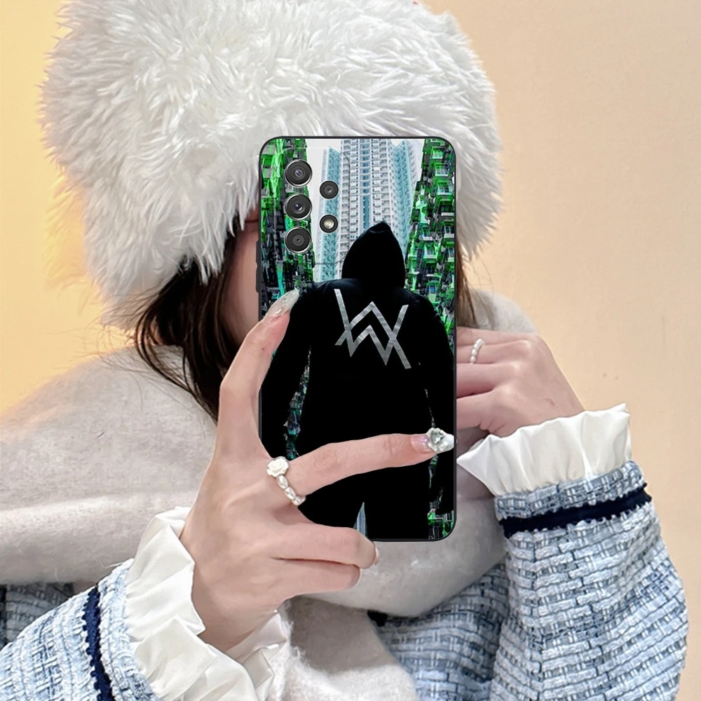 DJ Alan Walker Mobile Cell Phone Case for Samsung Galaxy A91 73 71 70 54 53 52 34 24 23 21 S 5G Black Soft Phone Cover Shell