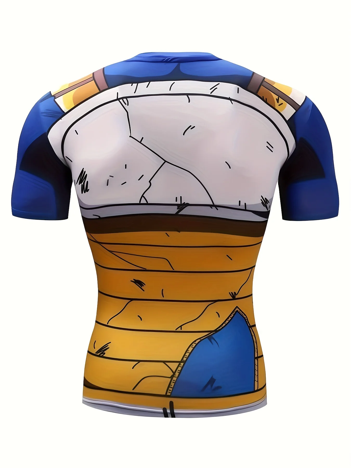 الرجال والنساء العالمي مرونة عالية أنيمي ضيق قصيرة الأكمام تي شيرت لعب الأدوار