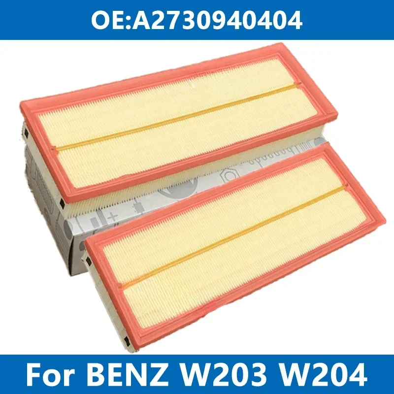 Elemento de limpeza do filtro de ar do carro, Mercedes Benz W203, W204, W211, W212, W221, C240, C280, C300, E320, S350, CLC, K, ML, GLK,
