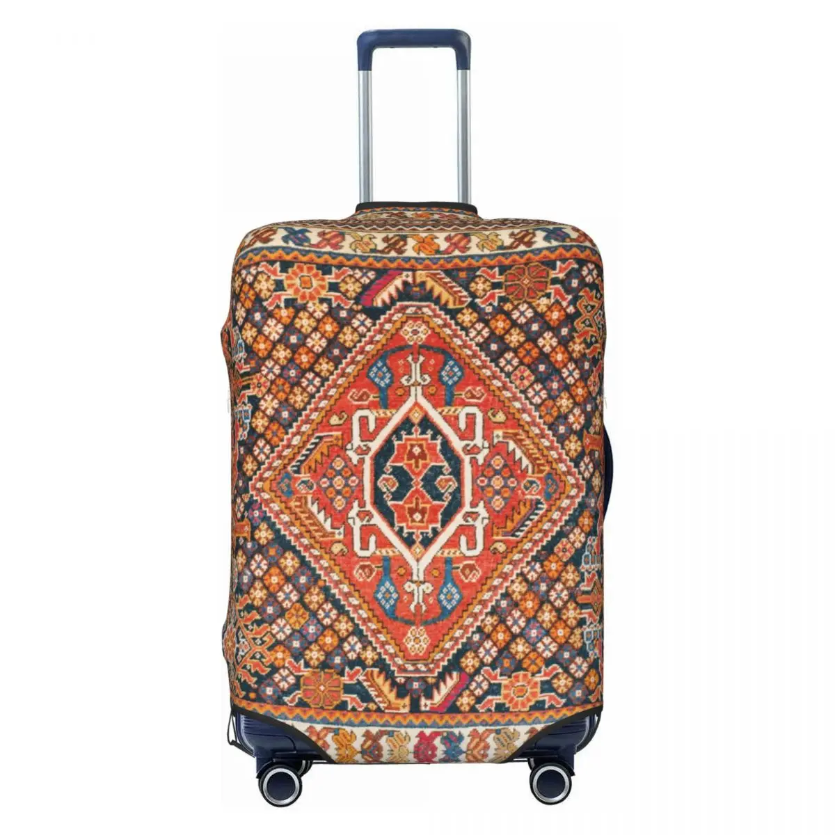 

Забавный винтажный чехол для чемодана в персидском, турецком, племенном и богемном этническом стиле, пылезащитный, с элементами искусства, для путешествий