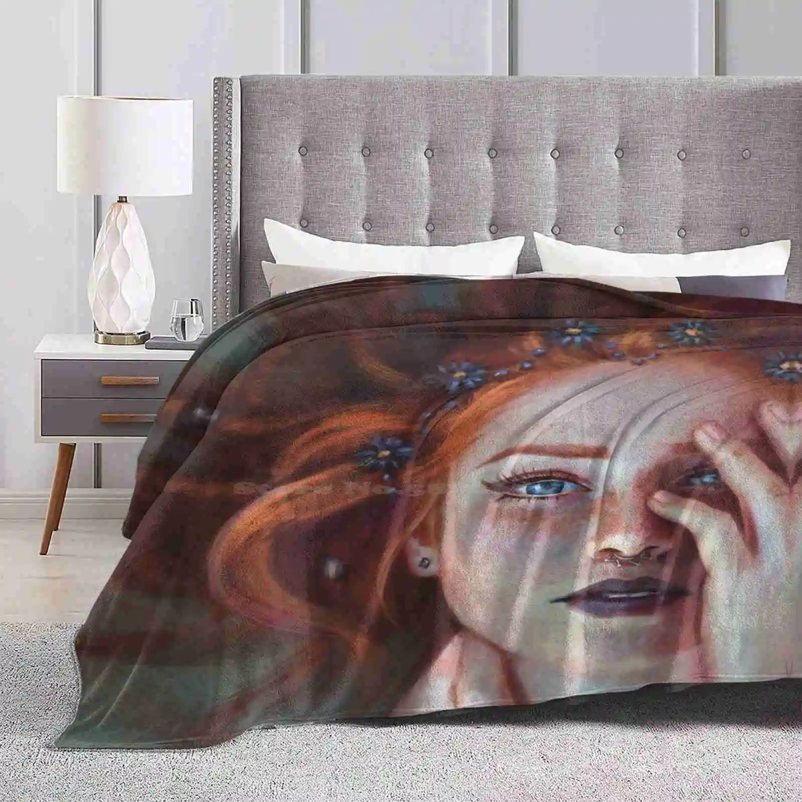 

I See You Blanket Soft Warm Travel Portable Blanket