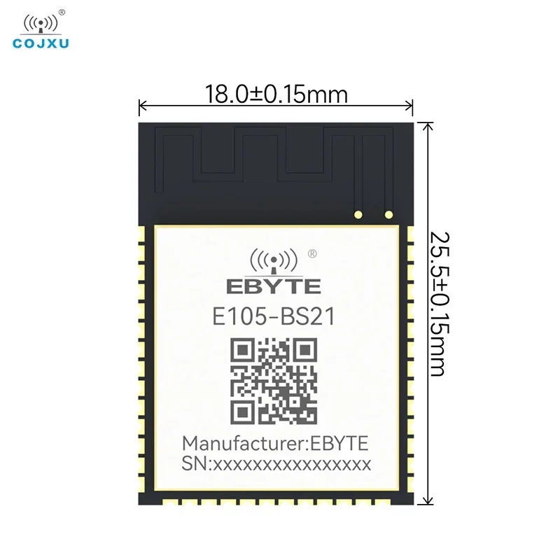 BS21 Chip BLE5.2 2.4GHz NearLink SLE Module Wireless Transmission Cost-Effective 6dBm 270m PCB COJXU E105-BS21