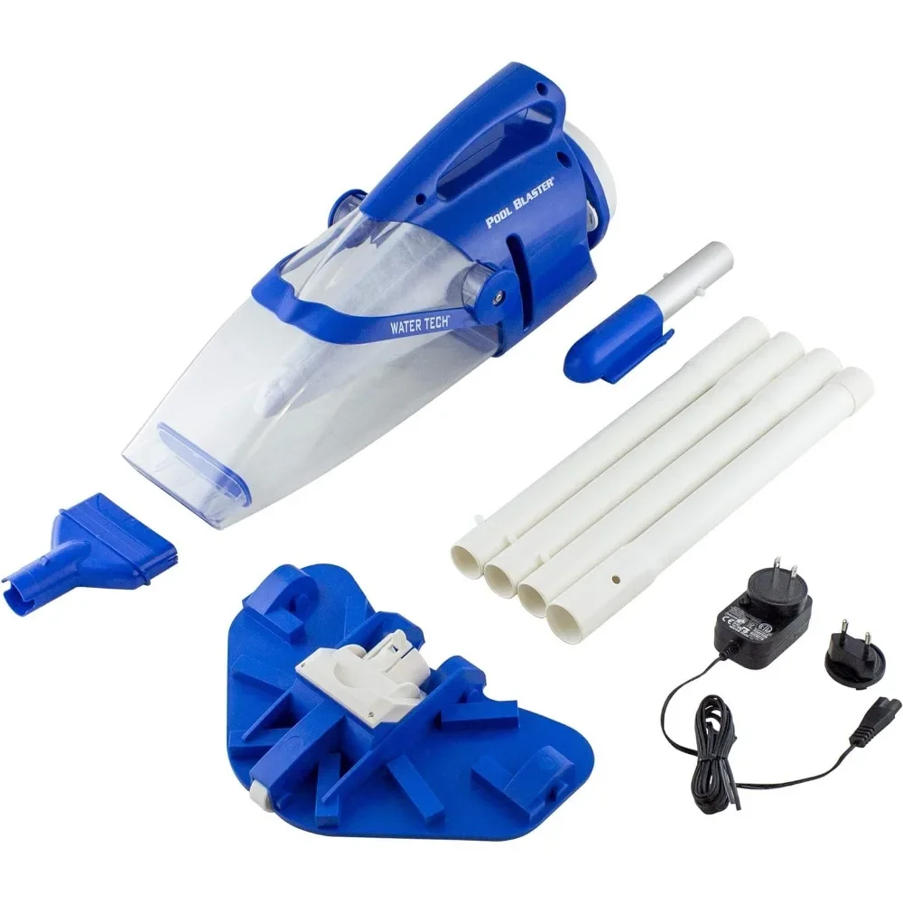 Aspirateur de piscine sans fil avec jeu de poteaux, capacité de débris XL et filtre avancé, déterminer le nettoyeur de piscine aste pour le sable et les feuilles