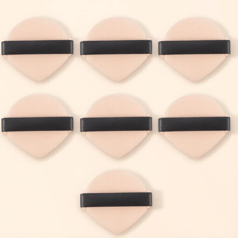 7Pcs Double-Sided Powder Quick Foundation Application Soft Makeup Sponges Loose Wet Dry Face Tools