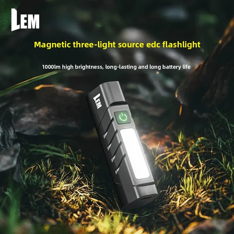 2-in-1 Mini Laser Flashlight - Ultra-Compact, Super Bright & Long Runtime, with  Laser Pointer for EDC, Outdoor, Presentation