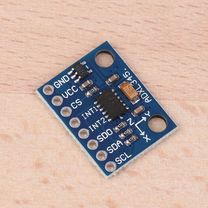 ADXL345 GY-291 Aceleración digital de 3 ejes del módulo de inclinación por gravedad Transmisión IIC/SPI