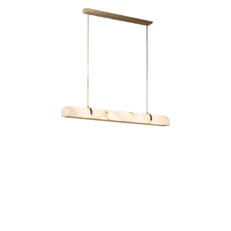 

Столовая Спальня Мраморная медная люстра Креативное искусство Свет Роскошные постмодернистские лампы