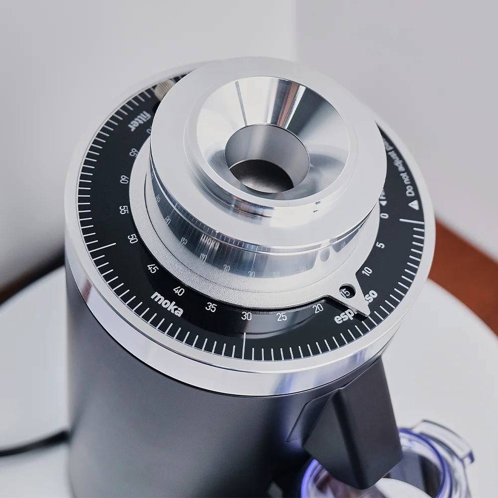 Coffee Grinder Burr Flat - プロ仕様の64mmフラット刃式コーヒーミル。エスプレッソやドリップコーヒーに最適なシングルドーズタイプ。DF64 Gen 2 業務用ミル。