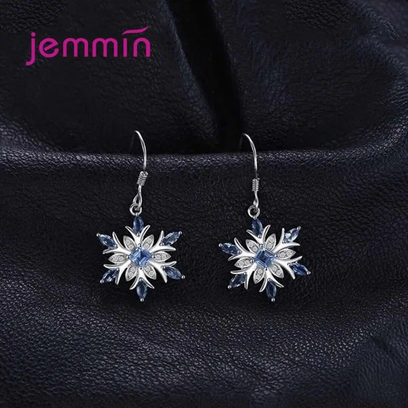 

Authentic 925 Sterling Silver Ear Drop Earrings for Women Girl 925 Sterling Silver Earring Fashion Crystal CZ Zirconia Jewelry