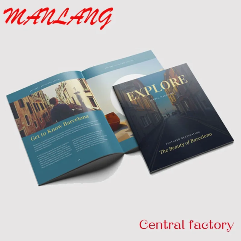 

Custom Brochure printing booklet A4 A5 A6 folded advertising leaflets flyer magazine instruction paper brochure