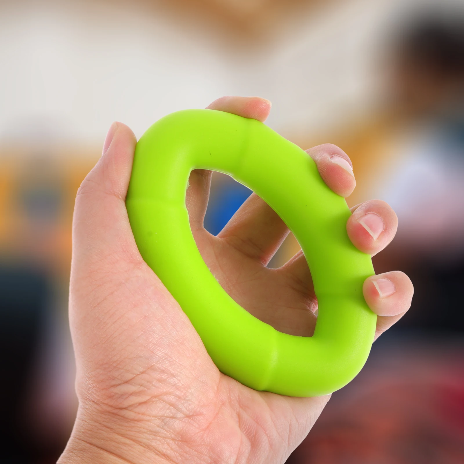 

4Pcs Hand Grip Strengthener Anti Slip Massage Rings Forearm Training Tool for Athletes Musicians Silicone Hand Exercisers