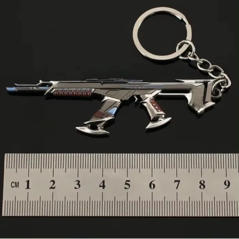 Valorant Kuronami No Yaiba Vandal Melee Hoodlum Keychain Game 9cm Metal Model Samurai Sword Model Broń Prezenty Zabawki dla dzieci