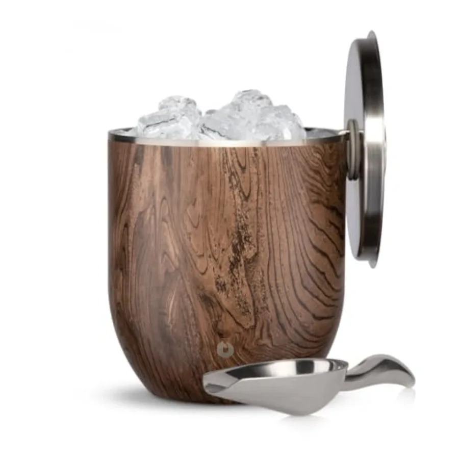 

Plus Premium Vacuum Insulated Stainless Steel Ice Bucket with Lid Scoop Home Bar Accessories Elegant Bartending Ice Buckets for
