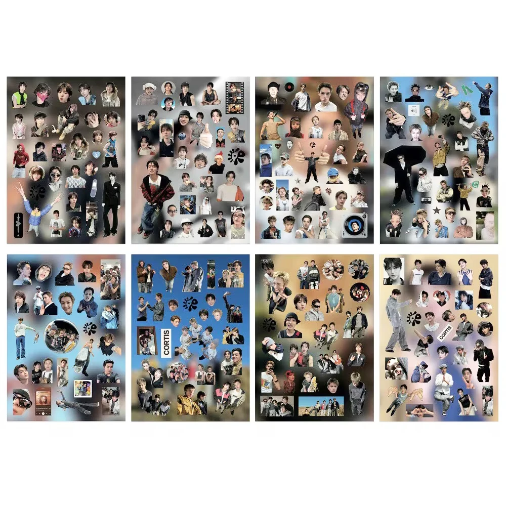 Kpop CORTIS Idol Fotoaufkleber Wasserdichte Vinyl-Aufkleber DIY Handyhülle Wasserflasche Gepäck Scrapbook Deko Requisiten Geschenk – Detail 1