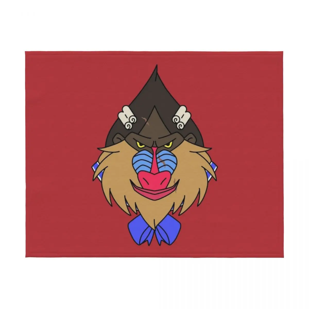 بطانية رمي Scarlemagne كبيرة جدًا، بطانيات هدية مضحكة لشعر الرسوم المتحركة #2