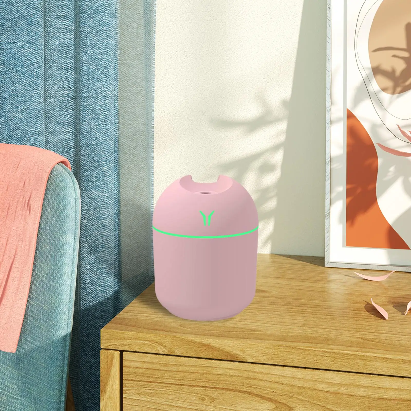 المحمولة USB الهواء المرطب 250 مللي منضدية صغيرة ضباب الناشر هادئة ليلة ضوء ديكور للمنزل مكتب غرفة الحضانة
