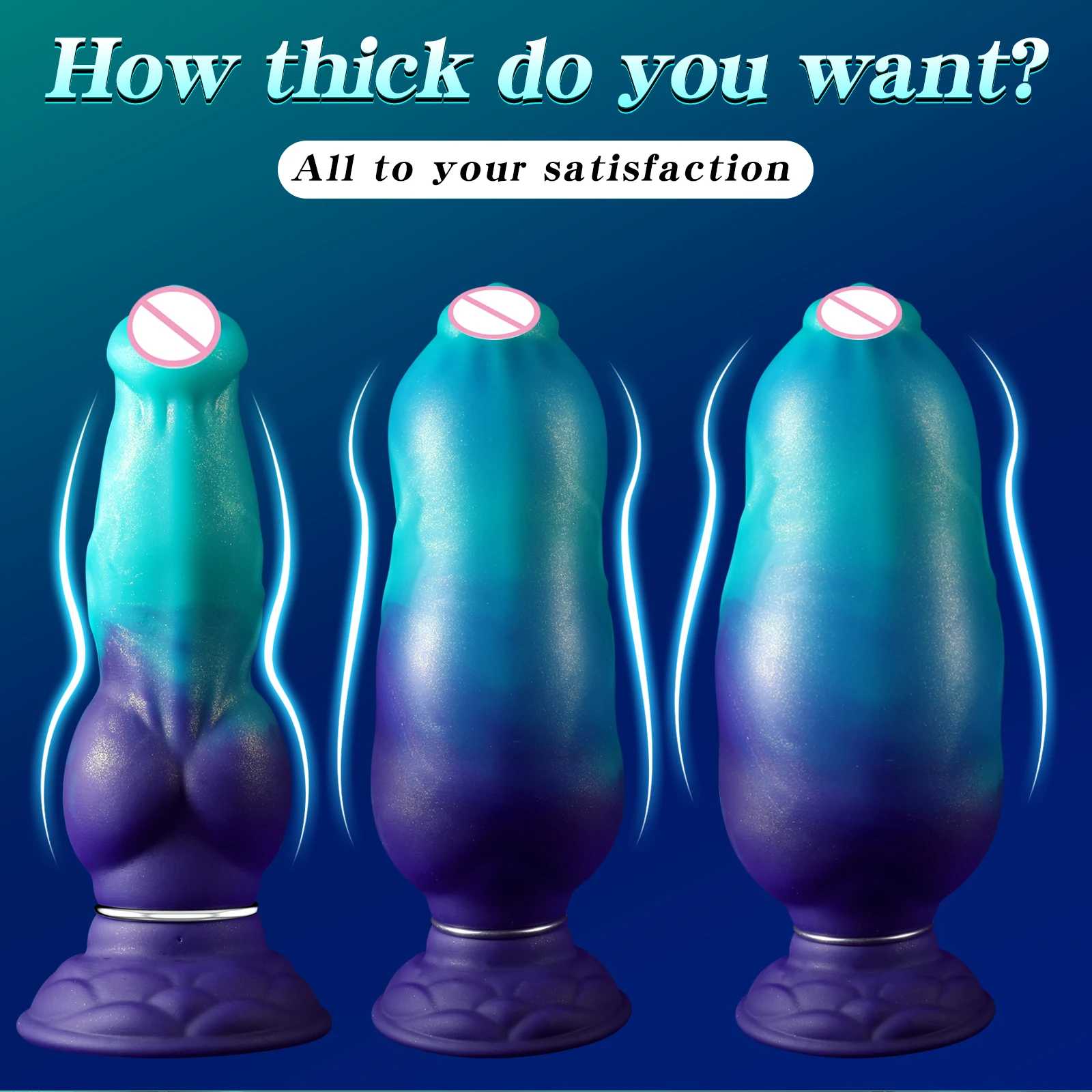 2 Style Dog Knot Anal Dildos Inflatable Anal Plug Monster Dildo Vaginal Dilation G Spot Stimulation Female Masturbator Sex Toys view 4