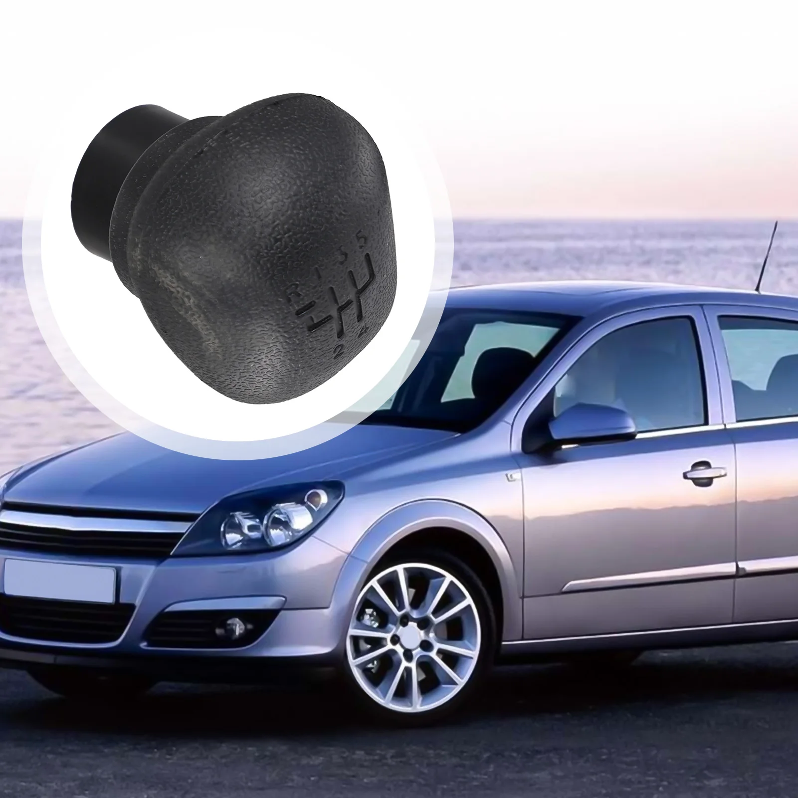 Car Interior Upgrade 5 Speed Shift Knob Car Shift Knob BKACL Comfortable Feel High-Grade Texture PU Leather Grip