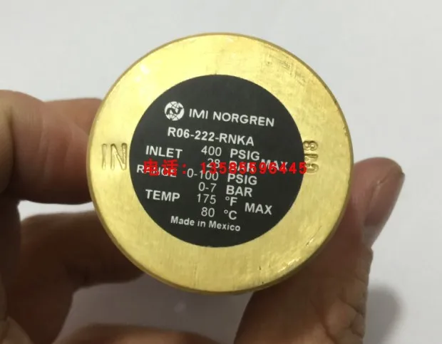 NORGREN Water Pressure Regulator Pipe Connected R06-222-PNKA